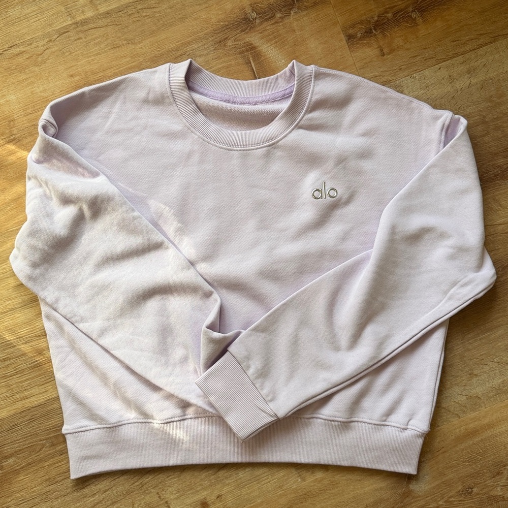 Alo Cropped Accolade Crewneck